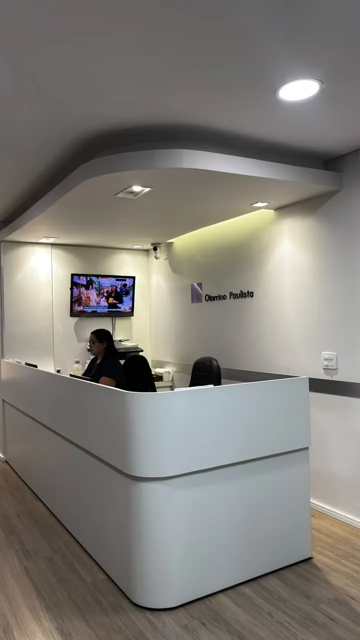 Recepção da Otorrino Paulista, na Av. Paulista